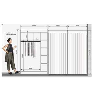 Perchero de Pared Metálico Personalizado |   Muebles de Exhibición para Ropa de Boutique |   Muebles para el Hogar y Tiendas Fabricados en Fábrica - Product Image 5