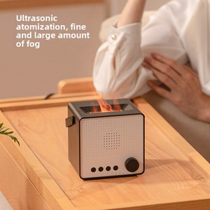 Sáng Tạo Thiết Kế Retro Tinh Dầu Khuếch Tán Không Dây <span class=keywords><strong>Bluetooth</strong></span> Loa Mô Phỏng Ngọn Lửa Độ Ẩm Ngủ Trợ Giúp Ánh Sáng Ban Đêm - Product Image 6