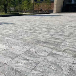 Sương Mù màu xám tĩnh mạch đá Granite lát đối phó bước t20mm t30mm tùy chỉnh cảnh quan tự nhiên <span class=keywords><strong>grey</strong></span> Grain Granite Patio Lát lát gạch lát - Product Image 1