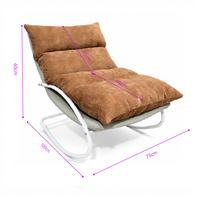Fauteuil Poire Moderne de Luxe en Tissu Lavable – Canapé Confortable pour Appartement, Dortoir, Salle à Manger, Hôtel, Salon, Villa