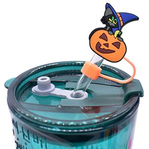 จุกปิดหลอดซิลิโคนกันฝุ่นคุณภาพสูง ขนาดใหญ่ สำหรับตกแต่งฮาโลวีน น่ารัก เส้นผ่านศูนย์กลาง 10 มม. ปลอกหุ้มแบบใหม่สำหรับผู้ใหญ่ - Product Image 5