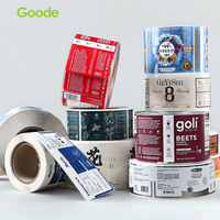 Étiquettes transparentes en PET Goode pour bouteilles transparentes, autocollants en vinyle transparent personnalisés avec impression à l'encre blanche, décoration de parfum de luxe