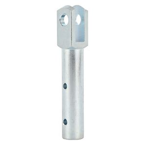 Kit d'extrémités de tige à fourche en acier inoxydable de 3/8 pouce avec goupille de sécurité zinguée pour liaisons de camions, câbles et vérins pneumatiques - Product Image 3