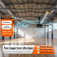 GIMEFAN 4m Axialer Industrie-Deckenventilator 6 Flügel Aluminium-Beschichteter Zinkstahl/Luftfahrt-Aluminium Doppelkugellager Multispannung
