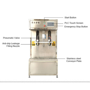 半自動流量計食品調理油瓶詰め機2/4/ノズルパーム油充填機 - Product Image 3
