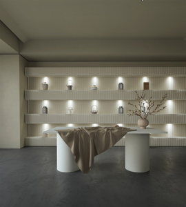 Soporte de exhibición alto de papel Kraft Ihpaper con partición de pared Plegable ligera Pantalla de pared divisoria para tiendas y cabina de exposición - Product Image 5