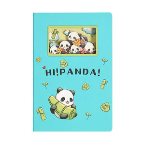 สมุดลายการ์ตูนแบบกำหนดเอง 3 มิติ พร้อมตราประทับแบบกลวง ตัดกระดาษไดคัท ใช้ซ้ำได้ สมุดบันทึกสร้างสรรค์ ของขวัญทางธุรกิจ - Product Image 2