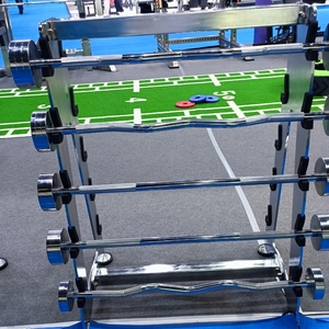 批发Ez杠铃卷曲棒健身器材自由重量杠铃重量套装直举重钢固定杠铃套装 - Product Image 4