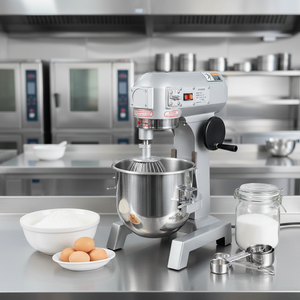 Mélangeur à pâte à crème pour comptoir de restaurant commercial, machine à pétrir la farine de boulangerie, mélangeur à pâte planétaire B10S 220V 1 Neuf - Product Image 2