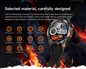 HD300 Multi Sports Modes Fitness Track Smart Watch BT Call AMOLED HD Screen 3ATM Waterproof Outdoor Smart Watch avec lampe de poche - Product Image 3