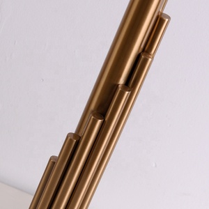 Lámpara de Mesa Moderna con Control Táctil, Cubierta de Tela, Acabado Dorado, Regulable, para Decoración de <span class=keywords><strong>Dormitorio</strong></span> y Comedor - Product Image 6