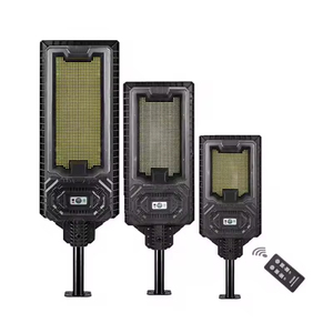 2500LM ngoài trời không thấm nước năng lượng mặt trời đèn đường thương mại hoàng hôn bình minh năng lượng mặt trời đèn lũ cảm biến chuyển động điều khiển từ xa cho an ninh - Product Image 1