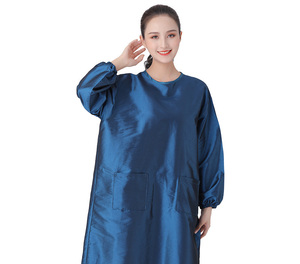 <span class=keywords><strong>Tablier</strong></span> de travail à manches longues pour <span class=keywords><strong>coiffeur</strong></span>, personnalisable avec logo, pour la coupe et la coloration des cheveux, avec poche - Product Image 4