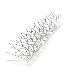 Best Sallers Standard Anti Birds Stainless Steel Spikes Plastic Base Bird Spikes