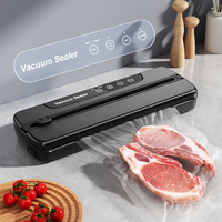 Machine de thermoscellage sous vide électrique compacte Combo pour usage domestique Matière plastique pour emballage alimentaire Légumes frais