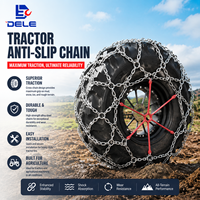 Cadenas para Nieve de Tractor Tipo Escalera de Alta Resistencia, Cadenas para Neumáticos Agrícolas de Acero Endurecido para Tractor Agrícola