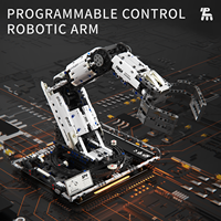 Bras robotique programmable avec contrôle par application, ensemble de blocs de construction pour bras mécanique programmable, jouets à assembler soi-même