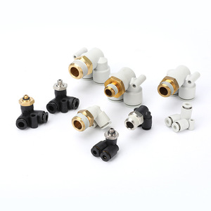 S-KQ2LU Tee Fittings Plastic <b>Quick</b> <b>Connector</b> Pneumatic Parts For Industrial Use - Product Image 4