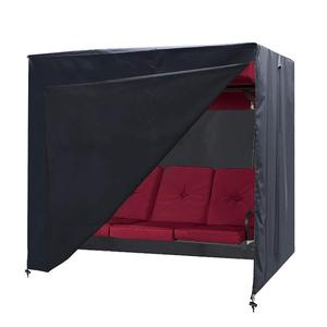 Custom Logo Size Modern Polyester Garden Furniture Outdoor <b>Swing</b> Chair Protector 3 Seater Waterproof Patio Porch <b>Swing</b> <b>Covers</b> - Product Image 1