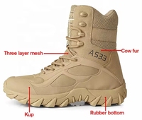 Fabricant Grossiste 511 EN 3515 Bottes de Randonnée Anti-Usure Sable Respirantes Bottes de Jungle Désert Grossiste