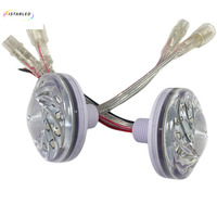 Rueda de la Fortuna Plana para Exteriores, 24 V, 60 mm, Ucs2903, 16 LED, Luces LED Cabochon E14 para Atracciones de Parque de Diversiones, Luces Turbo Completas