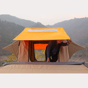 Meilleure vente Tente de toit de voiture à coque souple étanche 4X4 SUV pliable pour l'extérieur <span class=keywords><strong>Tours</strong></span> autonomes Ouverture rapide sur le toit pour - Product Image 4