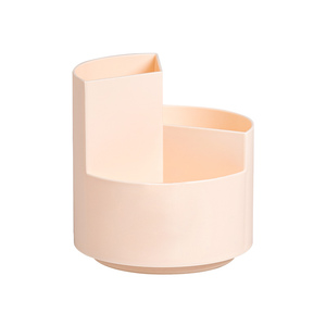 <span class=keywords><strong>SDLP</strong></span> fournitures scolaires boîte de rangement porte-stylo à 3 compartiments motif carré plastique PP matériel rotatif Art fournitures organisateur - Product Image 3