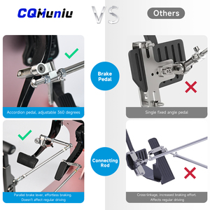 New Kinh Tế Mô Hình Khuyết Tật Di Động Vĩnh Viễn Tự Động Xe Tay Điều Khiển Đẩy Kéo Tay Điều Khiển Cho Khuyết Tật Lái Xe - Product Image 4