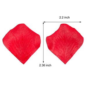 1000 pièces romantique nuit frais pétales de fleurs pour les mariages soie <span class=keywords><strong>Rose</strong></span> pétales rouge Faux <span class=keywords><strong>Rose</strong></span> pétales saint valentin mariage décoration - Product Image 6