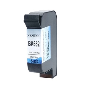 ตลับหมึกพิมพ์สีดำชนิดน้ำ BK652 พร้อมชิป สำหรับเครื่องพิมพ์ Domino GX30i G230i G35i G20i Gx150i TIJ ขายดี - Product Image 2