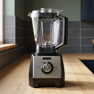Blender de comptoir en acier inoxydable 1,1-1,5 L, 2 lames, broyage de glace, 5+ vitesses, récipient en plastique électrique, multifonctionnel, 600 W - Product Image 3