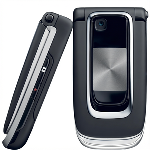 Telefono <span class=keywords><strong>Cellulare</strong></span> Flip Nero 6131 2G GSM con Tastiera, Display TFT da 2,2 Pollici, Fotocamera Posteriore da 0,3MP - Product Image 1