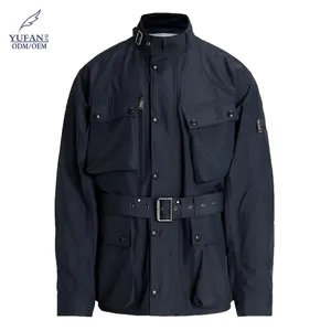 YuFan bleu foncé doudounes hiver chaud en gros manteaux pour hommes coupe-vent veste mode vêtements personnalisés