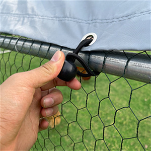 Grand poulailler en métal sans rendez-vous pour poulailler Cage pour volaille Cage pour poulailler <span class=keywords><strong>Habitat</strong></span> pour lapin Clôture pour extérieur Cage pour animaux de compagnie - Product Image 5