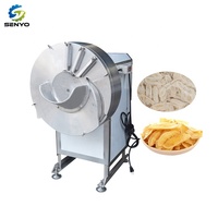Machine à trancher le gingembre, les carottes et les bananes en acier inoxydable haute performance pour la fabrication de chips de plantain longues destinées aux restaurants et usines.