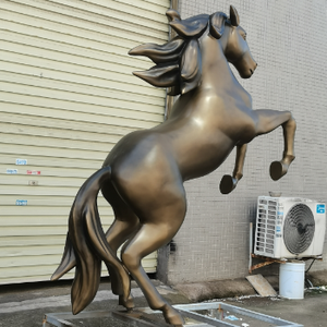 Tượng động vật bằng nhựa resin kích thước thật, điêu khắc ngựa bằng sợi thủy tinh để trang trí ngoài trời - Product Image 2