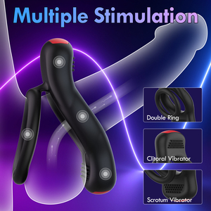 Delove App-Steuerung Penisringe intensive Vibration Cock Ring für Herren Vibrator längere härtere stärkere Erektion Sexspielzeug für Erwachsene - Product Image 4