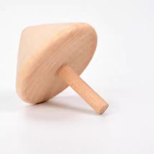 Trottola Tradizionale Nostalgica Ecologica in <span class=keywords><strong>Legno</strong></span>, Giocattolo per Bambini, Artigianato Folkloristico - Product Image 2