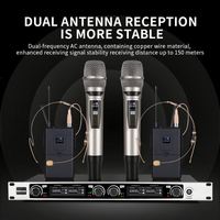 Pabrik Bekboes S-2400 Menjual Langsung Mikrofon Genggam Profesional UHF 200 Frekuensi FM 4 Kanal