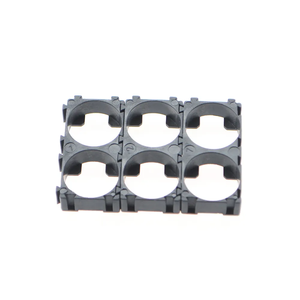 Zwarte Houder 18650 Cilindrische Batterij Houder 2P 18650 Cel Houder 18650 Batterij Beugel Spacer 2S 2P <span class=keywords><strong>2</strong></span> Cellen 3P - Product Image 6