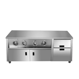<span class=keywords><strong>Restaurante</strong></span>/equipo de cocina el escaparate de mesa de trabajo de acero inoxidable <span class=keywords><strong>centro</strong></span> de la isla de la máquina - Product Image 2