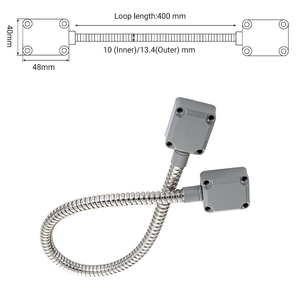 Junta cuadrada de aleación de aluminio personalizada <span class=keywords><strong>Cable</strong></span> de 40cm protege el bucle de puerta blindado resistente a los rayos UV bucle de <span class=keywords><strong>Cable</strong></span> de bloqueo de puerta - Product Image 2