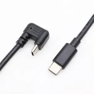 OTG USB tip-c erkek 180 derece u-bend kablo usb tip. c erkek mobil oyun şarj verileri özel cable18CM