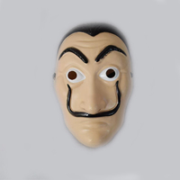 Masque d'Halloween Paper House Dali Mask Spanish Movie Funny Full Face Performance Prop Mask
