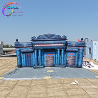 Arche d'entrée gonflable pour maison hantée, Niche des vampires, Porte géante gonflable pour Halloween, pour parcs à thème et décorations de fête