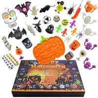 Nouvelle boîte à surprises pour Halloween, décoration de farces, seau de citrouille, jouet sensoriel moelleux, cadeau de fête, ensemble anti-stress, commande en gros