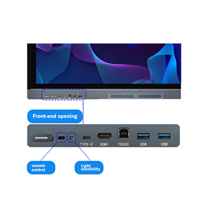Giảng Dạy Bảng Thông Minh 65 <span class=keywords><strong>Inch</strong></span> 4K Hiển Thị <span class=keywords><strong>40</strong></span> Điểm Cảm Ứng 48MP Máy Ảnh Bảng Tương Tác Với Android/Windows OS Cho Các Trường Học - Product Image 2