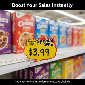 Labels, blasting signs, suitable for retail, blank star-shaped display labels, garage sales supplies. - Product Image 3