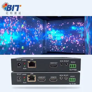 Long distance support plug and play 4k30 hdmi 4k hdcp2.2 extender rx tx hdmi extender 50 hdmi extender 100m with loop-out