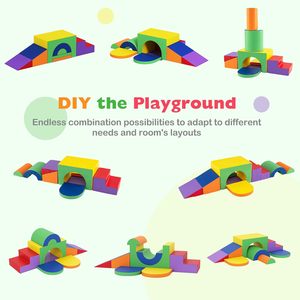 CZFIT - Cubierta de Cuero PU Ecológica para Bloques de Juego Interiores, Equipo de Juego Suave para Niños, Túnel para Jardín de Infancia - Product Image 3